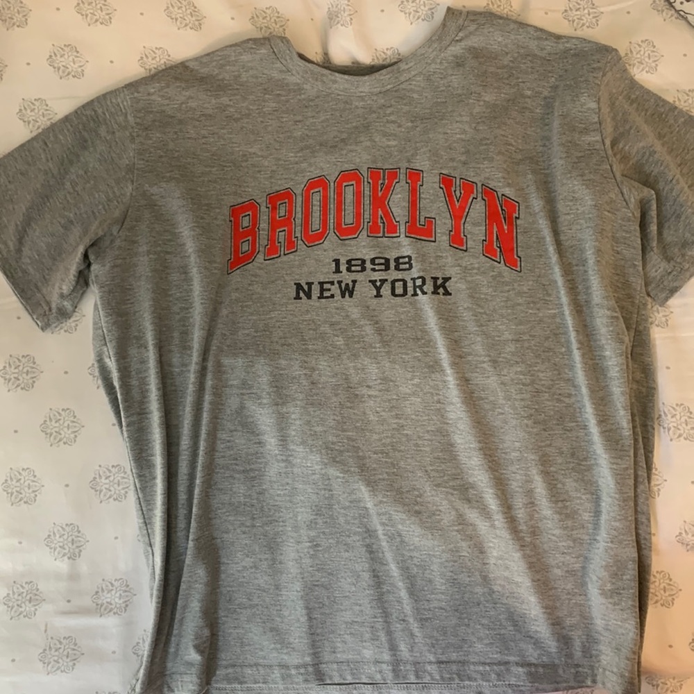 Grey Brooklyn Shirt, size small.